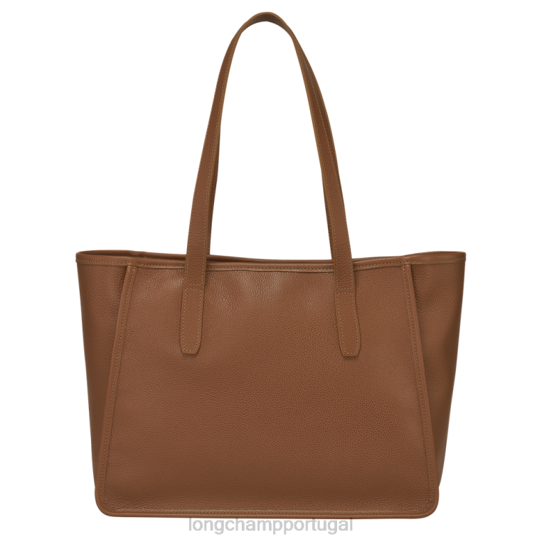 bolsas caramelo H88N385 bolsa tote le foulonne mulheres Longchamp