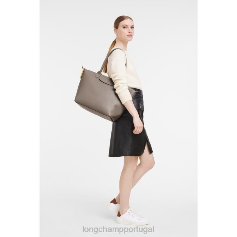 bolsas cinza H88N349 bolsa tote le pliage city mulheres Longchamp