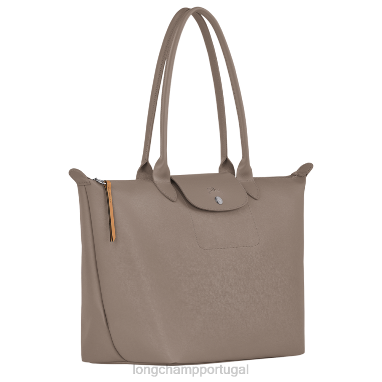 bolsas cinza H88N349 bolsa tote le pliage city mulheres Longchamp