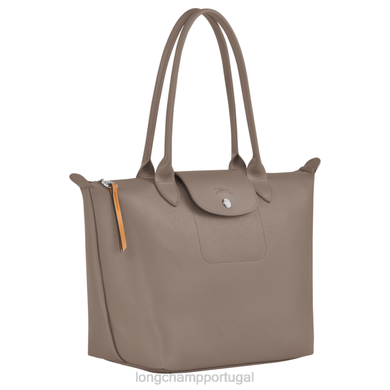 bolsas cinza H88N353 bolsa tote le pliage city mulheres Longchamp