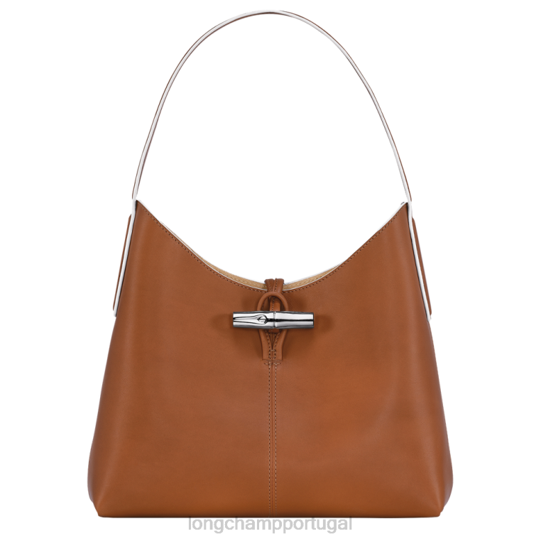 bolsas conhaque H88N382 bolsa roseau hobo mulheres Longchamp