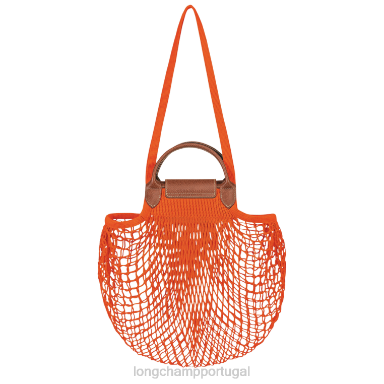 bolsas laranja H88N3 bolsa de malha de filé le pliage mulheres Longchamp
