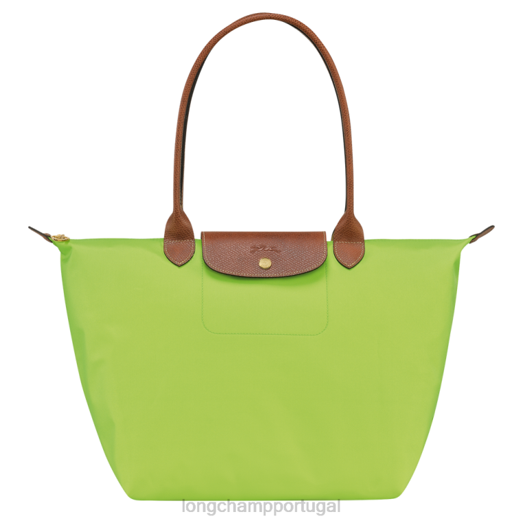 bolsas luz verde H88N415 bolsa tote original le pliage mulheres Longchamp