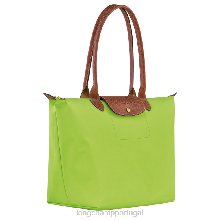 bolsas luz verde H88N415 bolsa tote original le pliage mulheres Longchamp