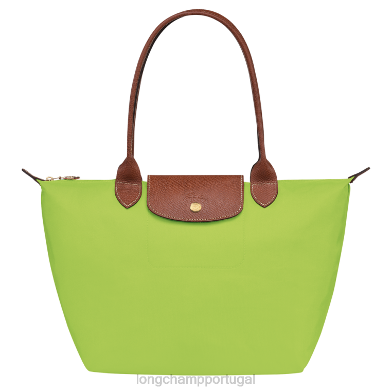 bolsas luz verde H88N422 bolsa tote original le pliage mulheres Longchamp