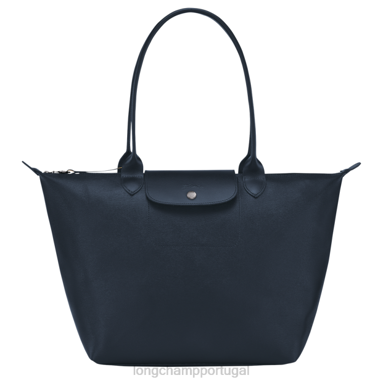 bolsas marinha H88N351 bolsa tote le pliage city mulheres Longchamp