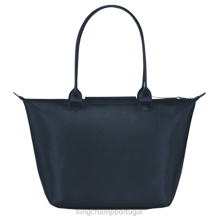 bolsas marinha H88N351 bolsa tote le pliage city mulheres Longchamp