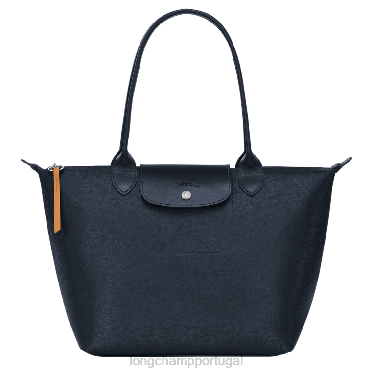 bolsas marinha H88N355 bolsa tote le pliage city mulheres Longchamp