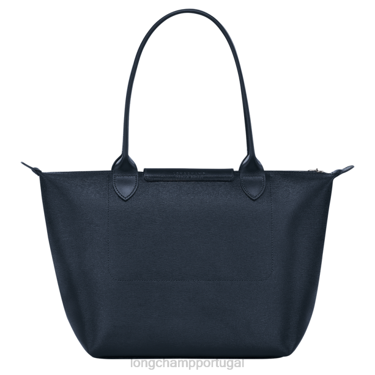 bolsas marinha H88N355 bolsa tote le pliage city mulheres Longchamp