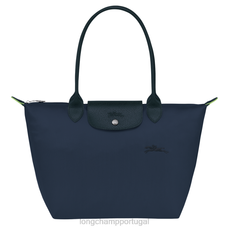 bolsas marinha H88N412 bolsa tote verde le pliage mulheres Longchamp
