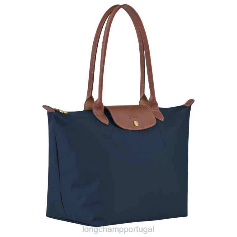bolsas marinha H88N417 bolsa tote original le pliage mulheres Longchamp