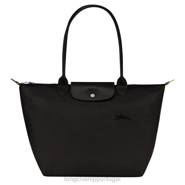 bolsas preto H88N30 bolsa tote verde le pliage mulheres Longchamp