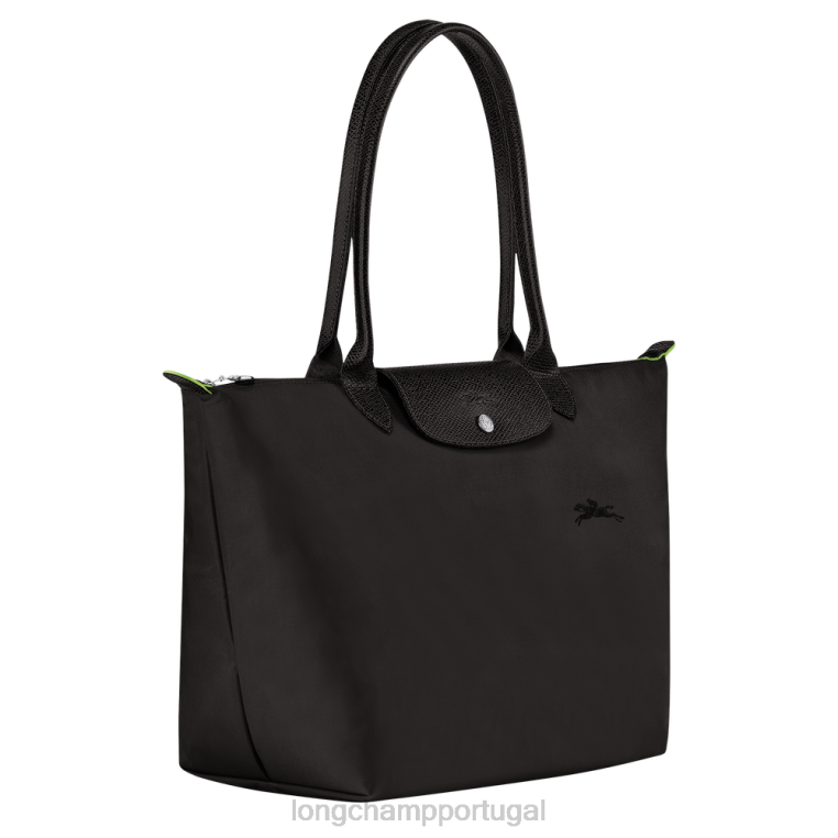bolsas preto H88N30 bolsa tote verde le pliage mulheres Longchamp