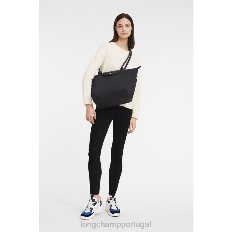 bolsas preto H88N345 bolsa tote energética le pliage mulheres Longchamp