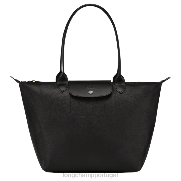 bolsas preto H88N348 bolsa tote le pliage city mulheres Longchamp