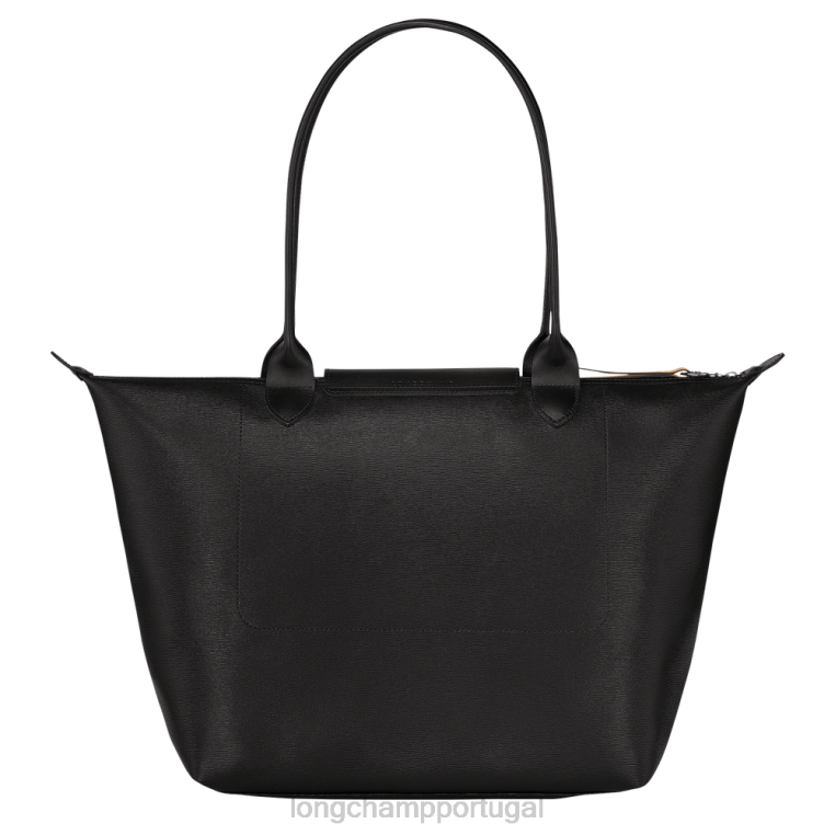 bolsas preto H88N348 bolsa tote le pliage city mulheres Longchamp