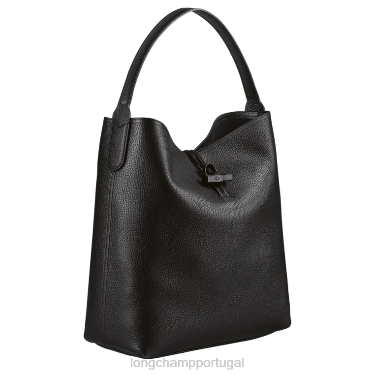 bolsas preto H88N356 bolsa hobo essencial roseau mulheres Longchamp