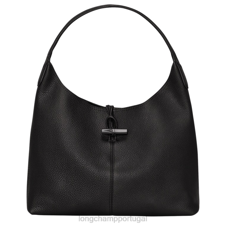 bolsas preto H88N357 bolsa hobo essencial roseau mulheres Longchamp