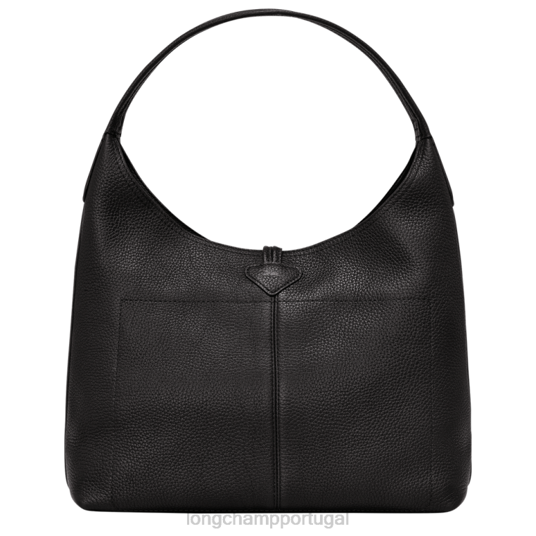 bolsas preto H88N357 bolsa hobo essencial roseau mulheres Longchamp