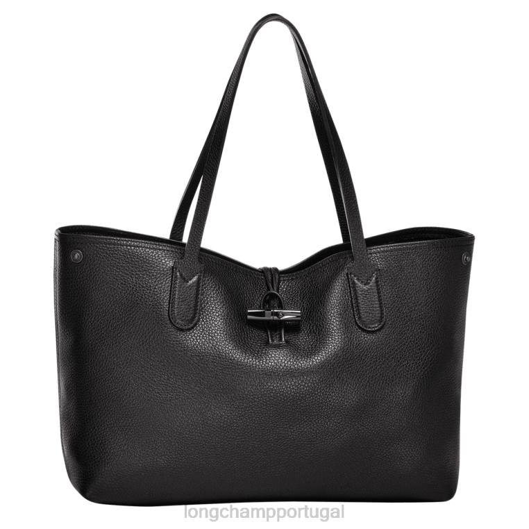 bolsas preto H88N360 bolsa tote essencial roseau mulheres Longchamp