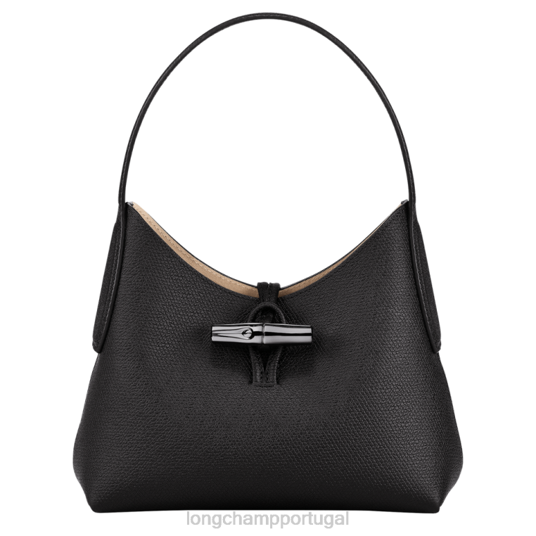 bolsas preto H88N371 bolsa roseau hobo mulheres Longchamp