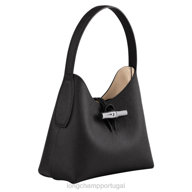 bolsas preto H88N371 bolsa roseau hobo mulheres Longchamp