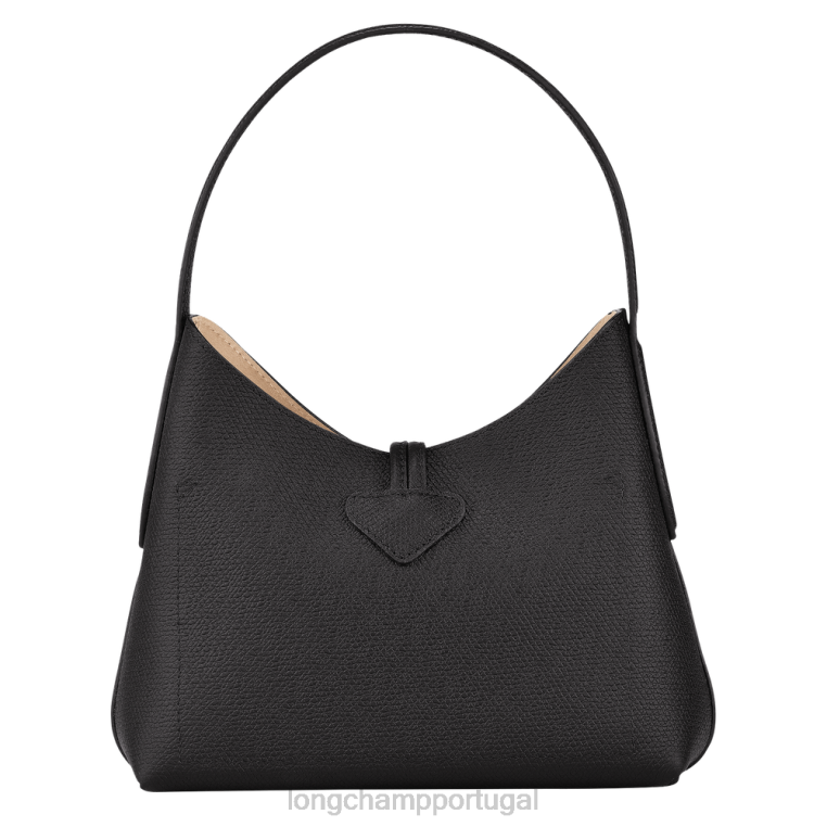 bolsas preto H88N371 bolsa roseau hobo mulheres Longchamp