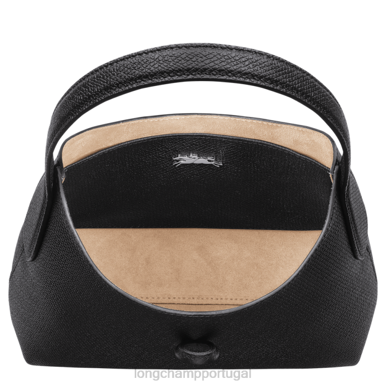 bolsas preto H88N371 bolsa roseau hobo mulheres Longchamp