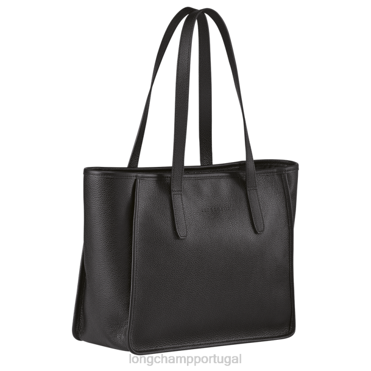 bolsas preto H88N384 bolsa tote le foulonne mulheres Longchamp