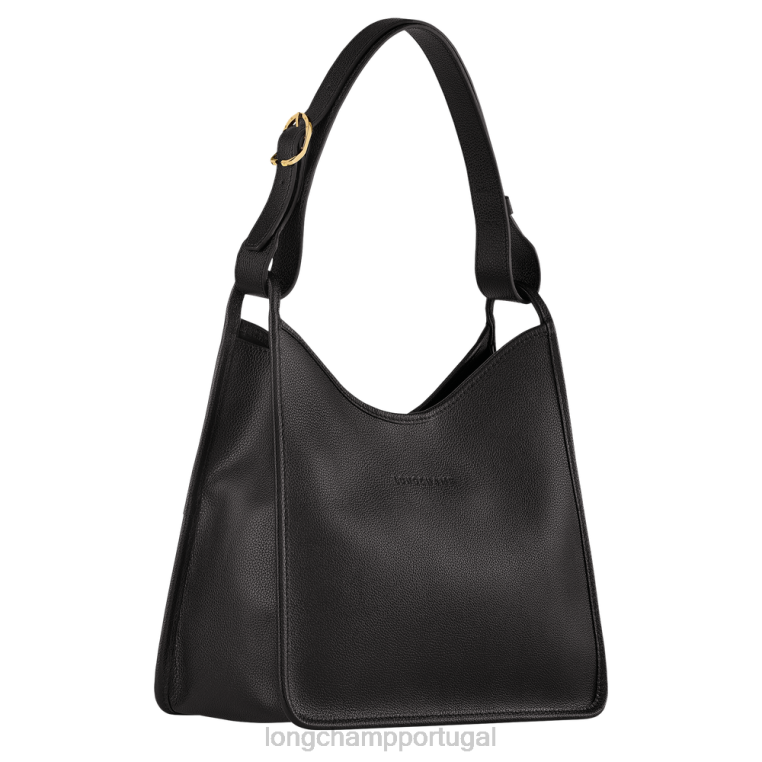 bolsas preto H88N388 bolsa hobo le foulonne mulheres Longchamp
