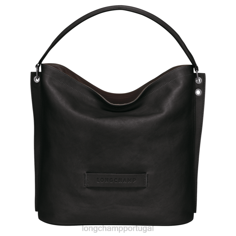 bolsas preto H88N398 bolsa hobo 3d mulheres Longchamp