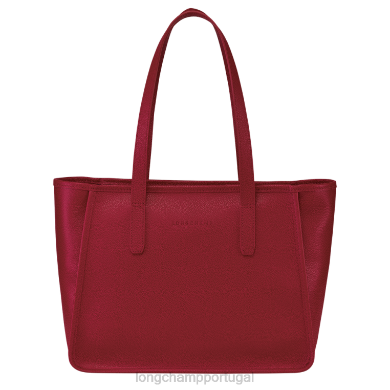 bolsas vermelho H88N386 bolsa tote le foulonne mulheres Longchamp