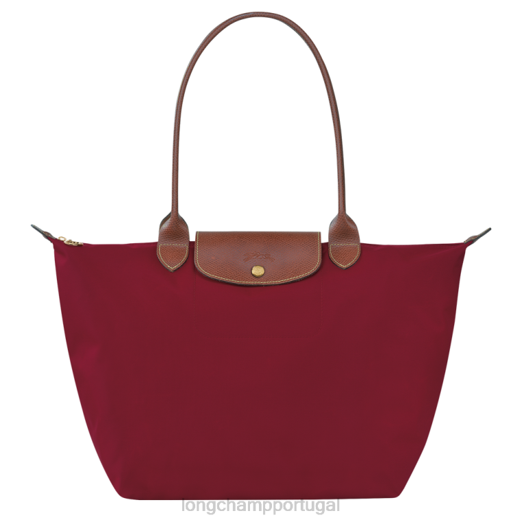bolsas vermelho H88N416 bolsa tote original le pliage mulheres Longchamp