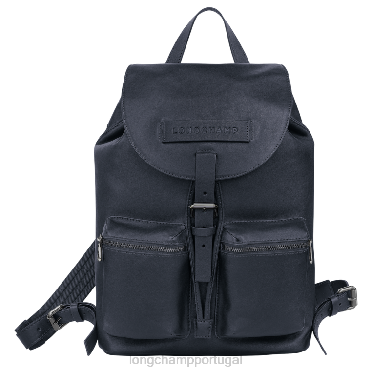 bolsas azul da meia noite H88N454 mochila 3d mulheres Longchamp