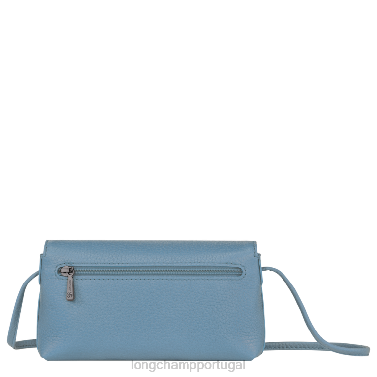 artigos de couro ardósia H88N12 clutch essencial roseau mulheres Longchamp