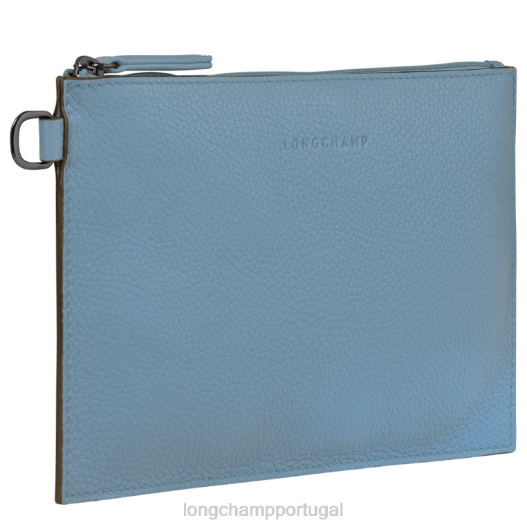 artigos de couro ardósia H88N693 bolsa essencial roseau mulheres Longchamp