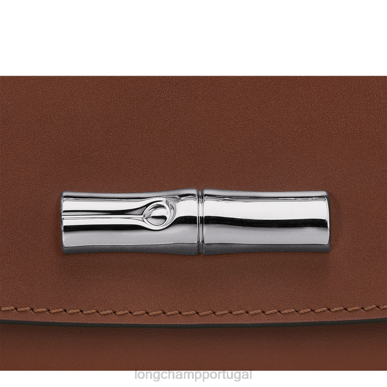 artigos de couro ébano H88N247 embreagem rosa mulheres Longchamp