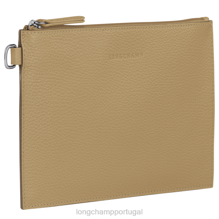 artigos de couro bege H88N691 bolsa essencial roseau mulheres Longchamp