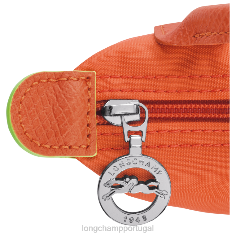 artigos de couro cenoura H88N674 bolsa le pliage verde com alça mulheres Longchamp