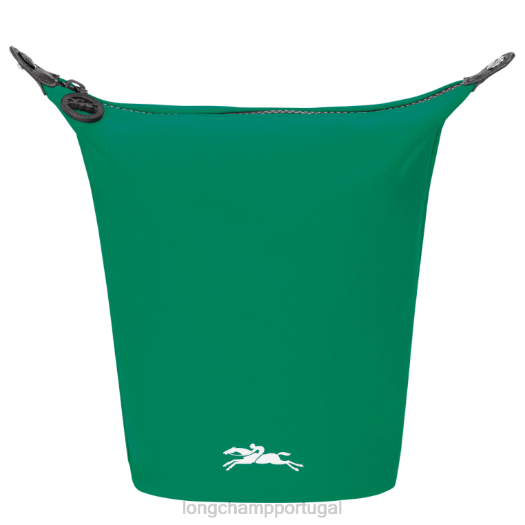 artigos de couro grama/luz verde H88N215 bolsa coletora le pliage mulheres Longchamp