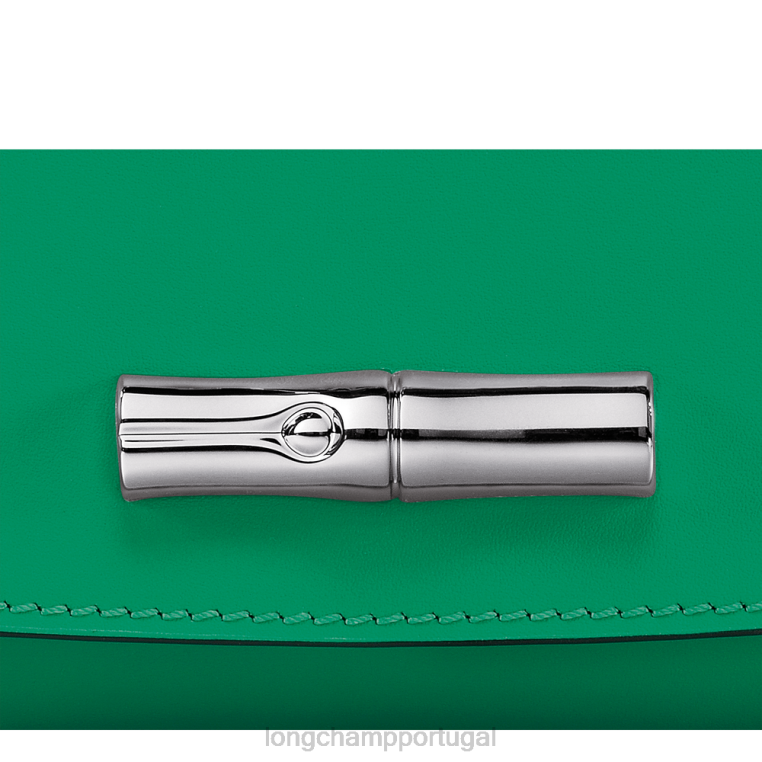 artigos de couro grama/luz verde H88N248 embreagem rosa mulheres Longchamp