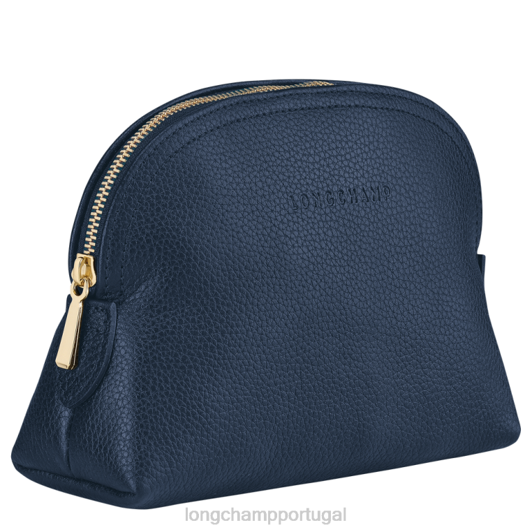 artigos de couro marinha H88N698 bolsa foulonne mulheres Longchamp