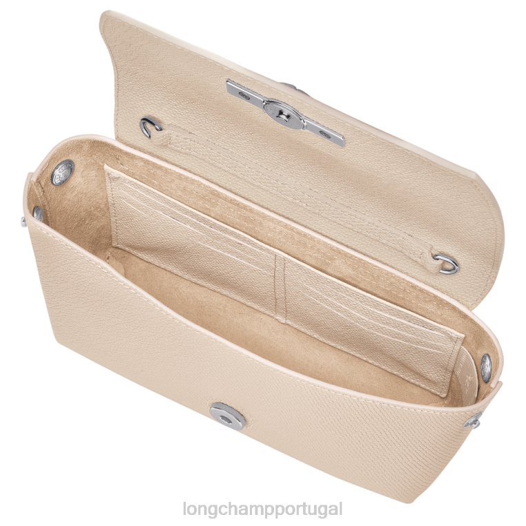 artigos de couro papel H88N253 embreagem rosa mulheres Longchamp