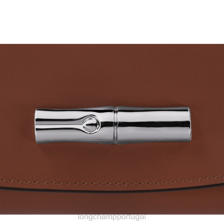 artigos de couro ébano H88N562 carteira rosa mulheres Longchamp