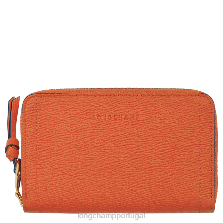 artigos de couro cenoura H88N618 carteira de caixa de correio mulheres Longchamp