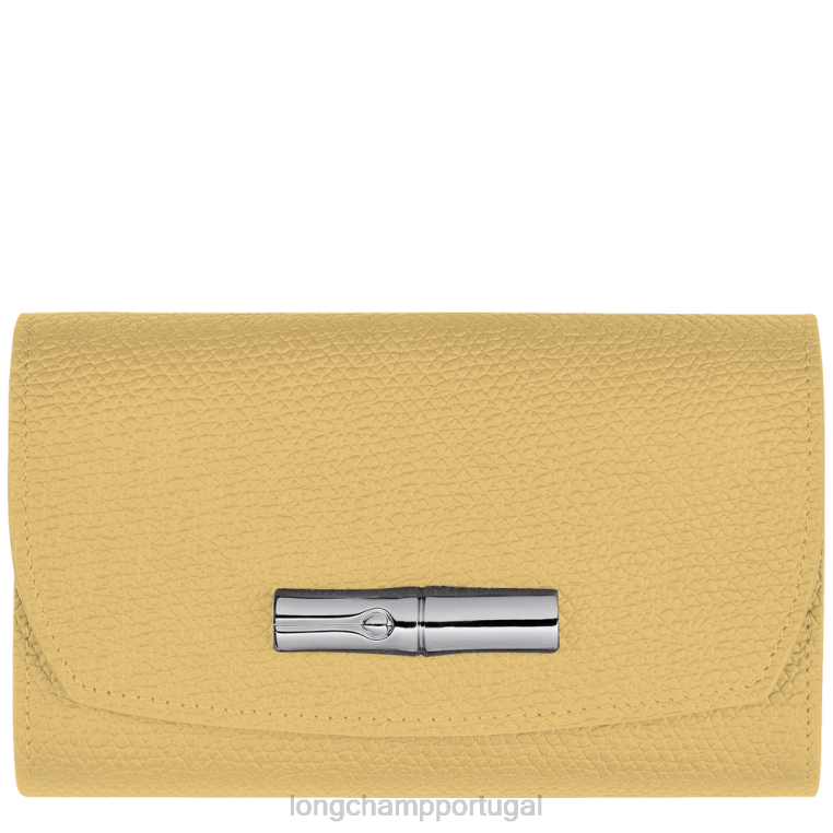 artigos de couro milho H88N577 carteira rosa mulheres Longchamp