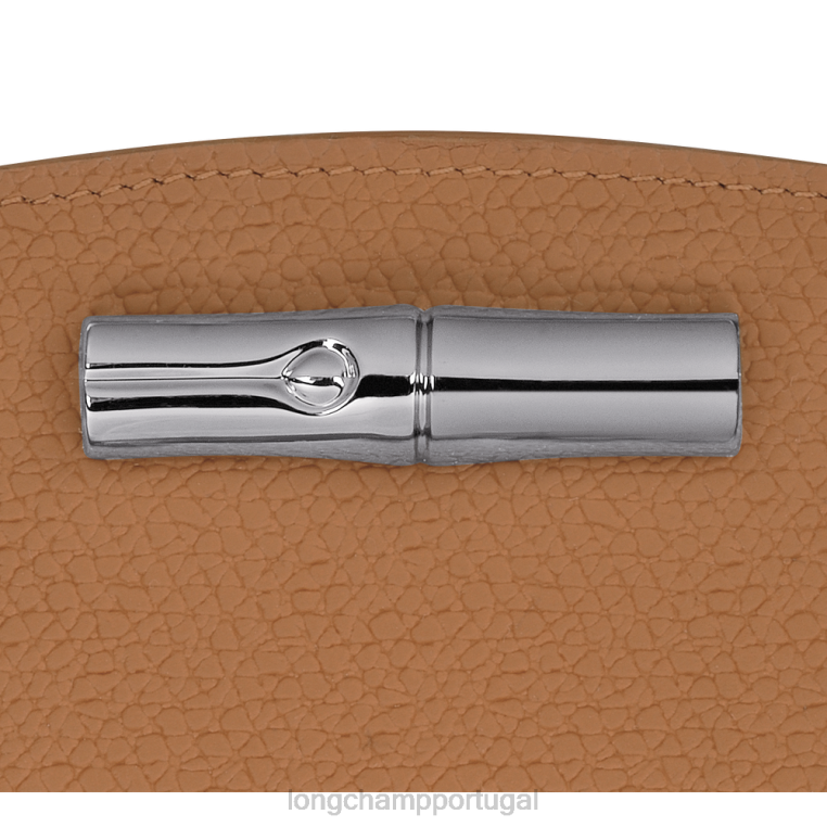 artigos de couro natural H88N582 carteira rosa mulheres Longchamp