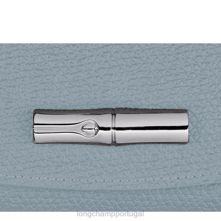 artigos de couro nuvem azul H88N579 carteira rosa mulheres Longchamp