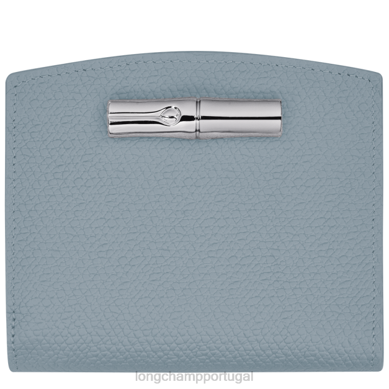 artigos de couro nuvem azul H88N585 carteira rosa mulheres Longchamp