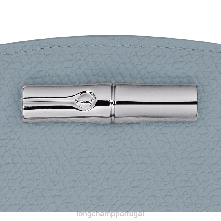 artigos de couro nuvem azul H88N585 carteira rosa mulheres Longchamp